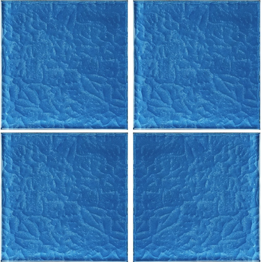 Blue Glass Pool Tile 6" x 6"