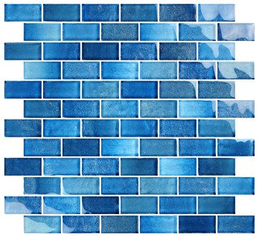 Gulf Stream 2 Glass Pool Tile 1" x 2"