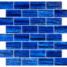 Marina Blue Glass Pool Tile 1.5" x 3"