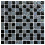 Slate Blend 1 Glass Pool Tile 1" x 1"