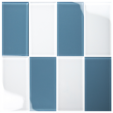 Slate Blue Glass Pool Tile 3" x 6"