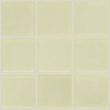 179 Cream Glass Pool Tile 3/4" x 3/4" Mosaic