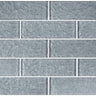 Gray Glass Pool Tile 2" x 6" - PoolTile.net