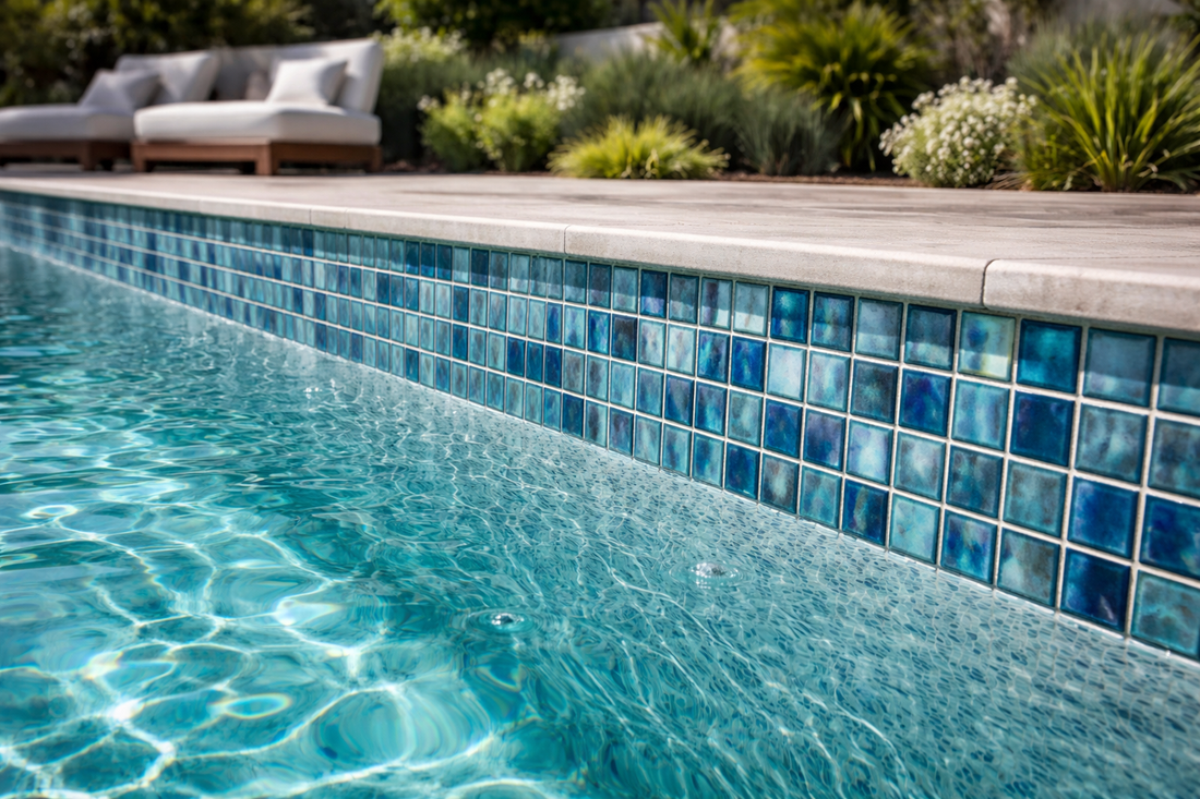10 Modern Pool Waterline Tile Ideas - PoolTile.net