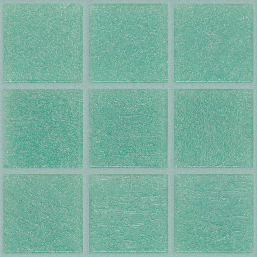110 Green Glass Pool Tile 3/4" x 3/4" Mosaic