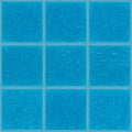 123 Blue Glass Pool Tile 3/4" x 3/4" Mosaic
