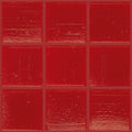 206 Red Glass Pool Tile 3/4" x 3/4" Mosaic