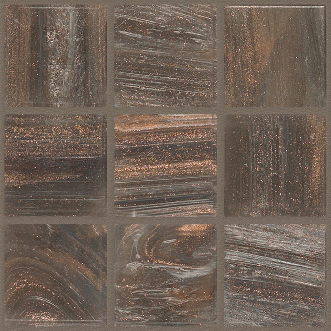 218 Brown Pool Tile 3/4" x 3/4" Mosaic