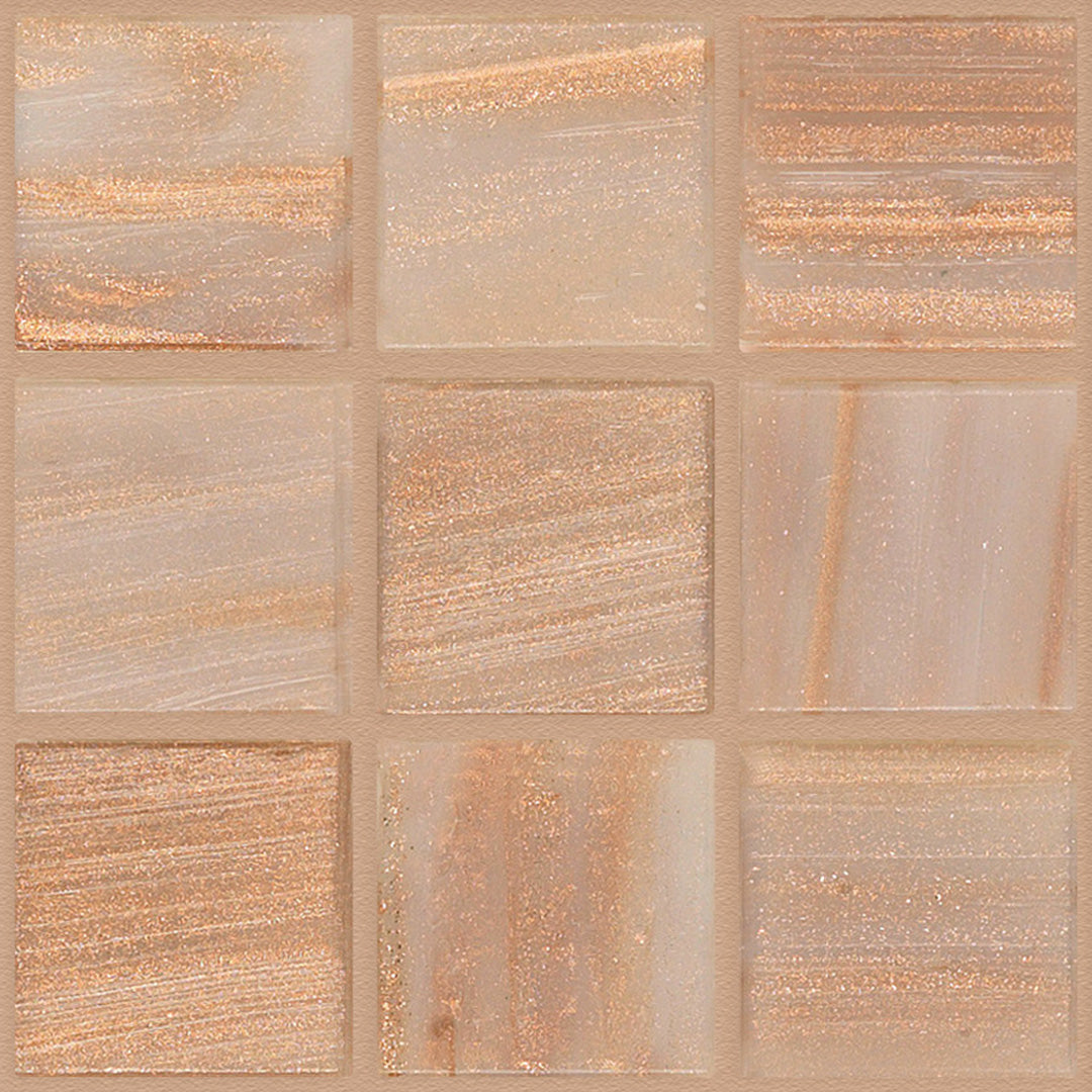 220 Bronze Pool Tile 3/4" x 3/4" Mosaic