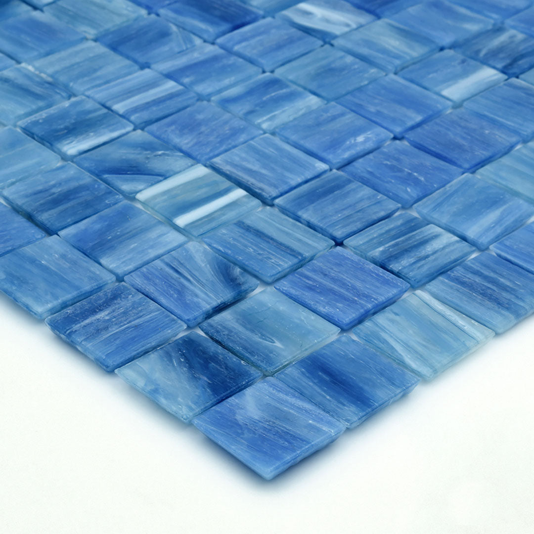 225 Blue Pool Tile 3/4" x 3/4" Mosaic