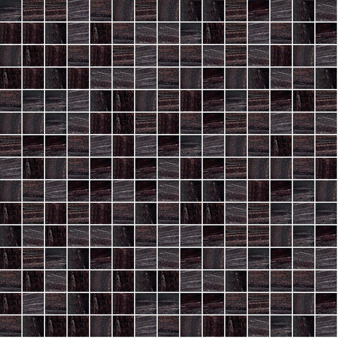 228 Dark Brown Pool Tile 3/4" x 3/4" Mosaic