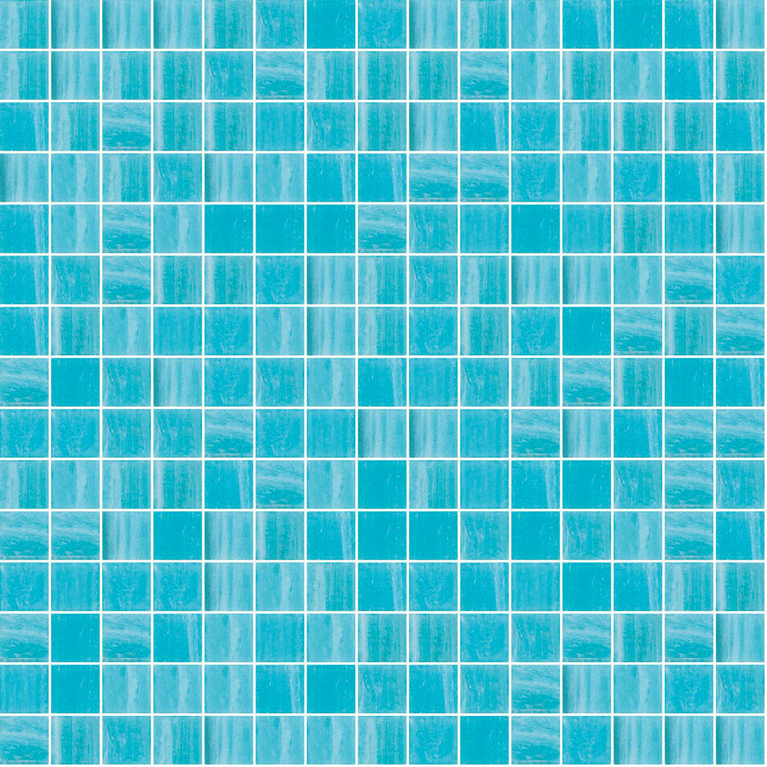241 Aqua Pool Tile 3/4" x 3/4" Mosaic