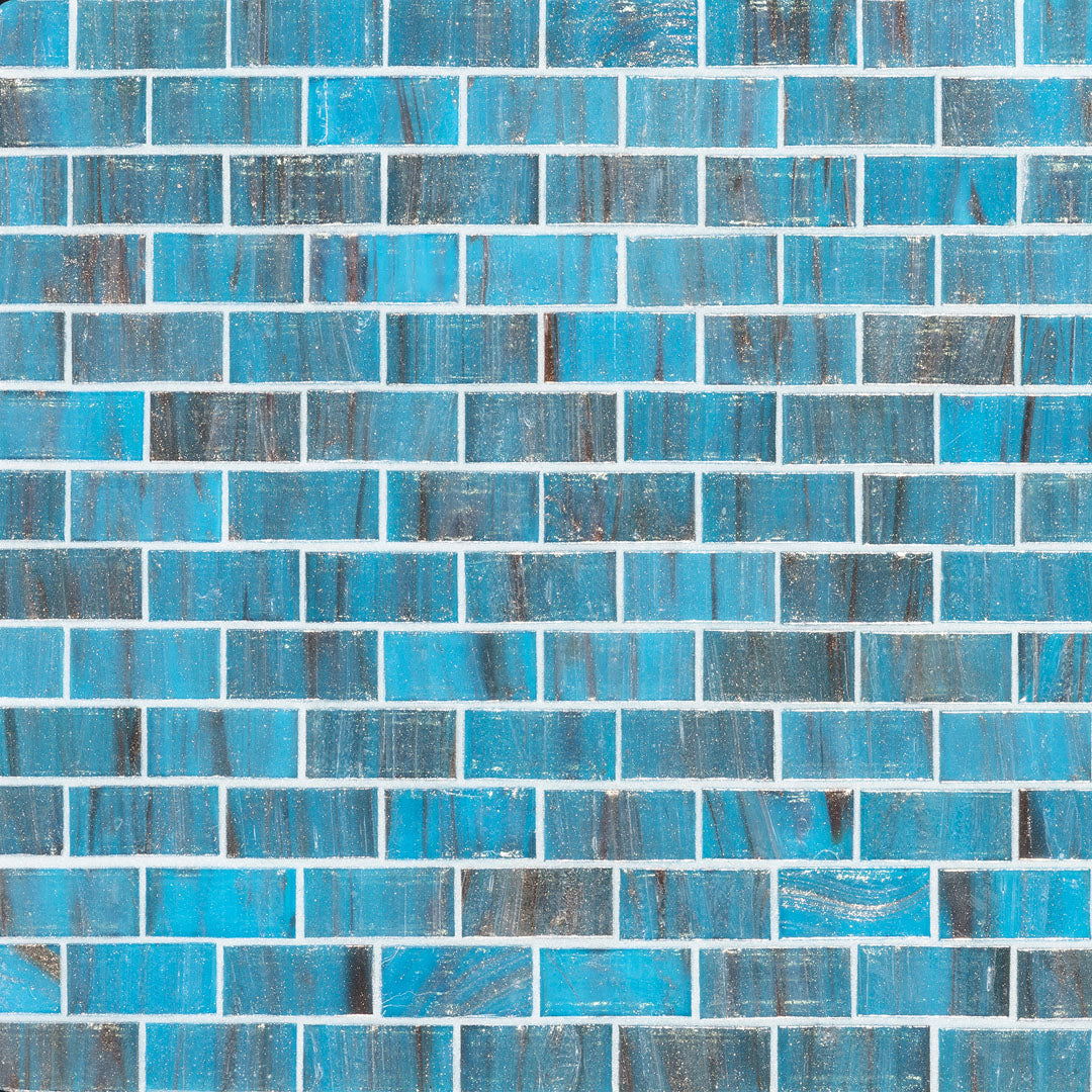 242R Argent Sky 3/4" x 1-1/2" Glass Pool Tile Mosaic
