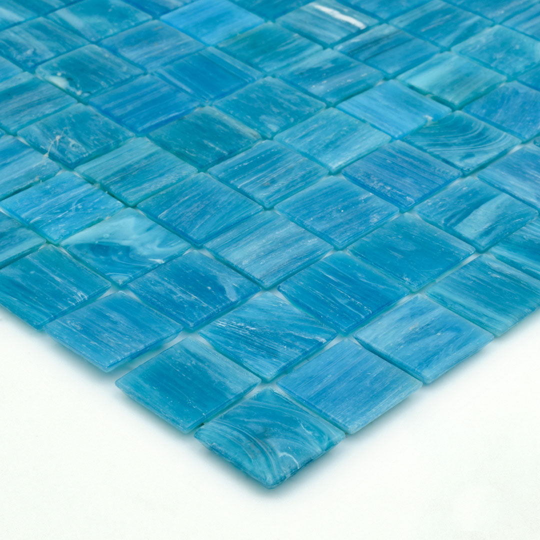 243 Blue Pool Tile 3/4" x 3/4" Mosaic
