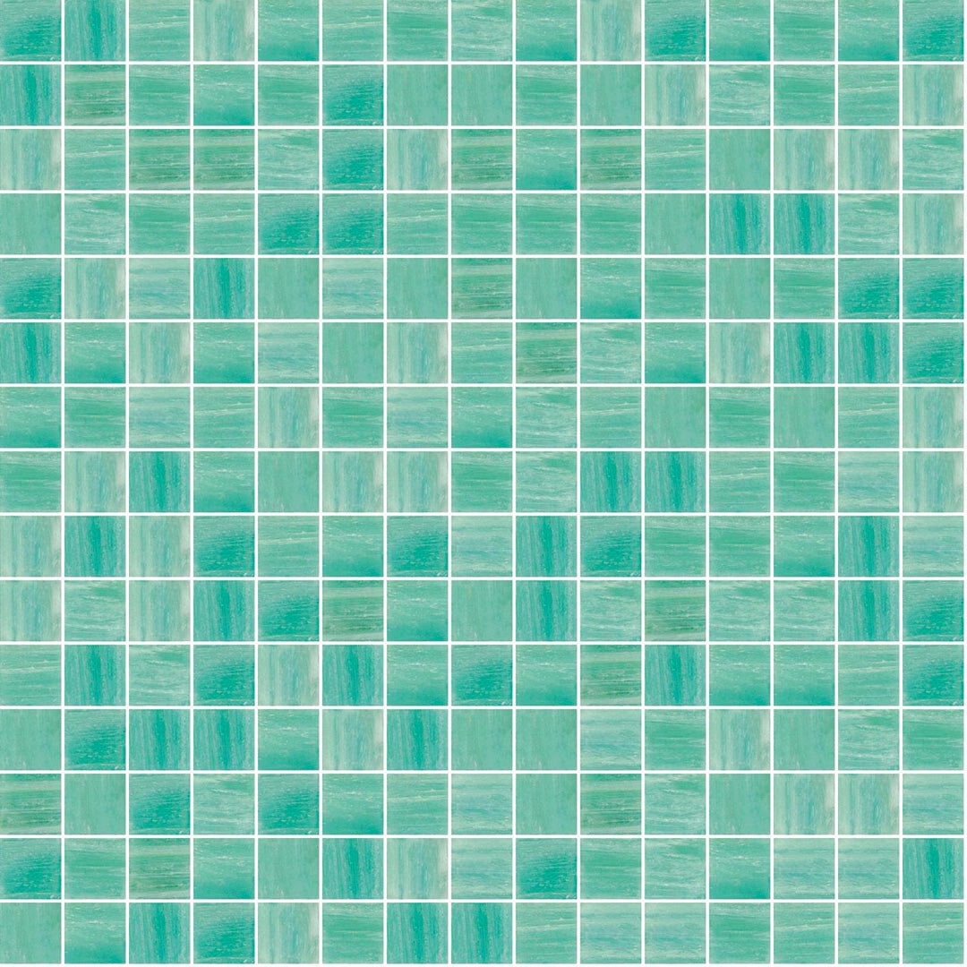 247 Green Pool Tile 3/4" x 3/4" Mosaic