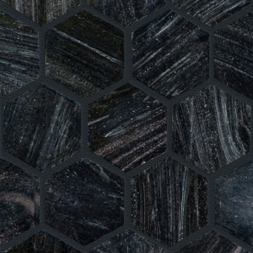 260H Moon Dust 1-3/16" x 1-3/8" Glass Pool Tile Mosaic