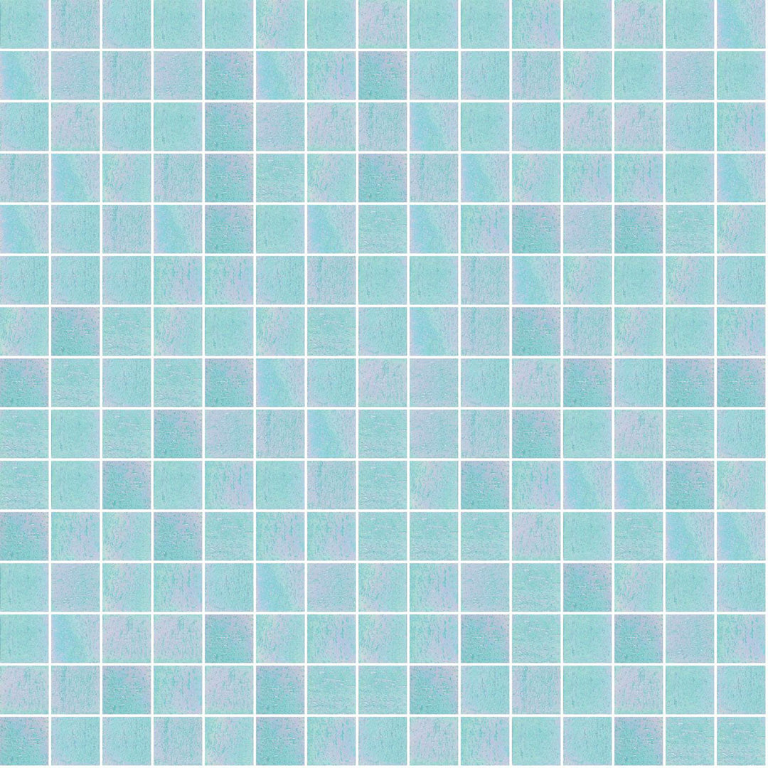 720 Blue Glass Pool Tile 3/4" x 3/4" Mosaic