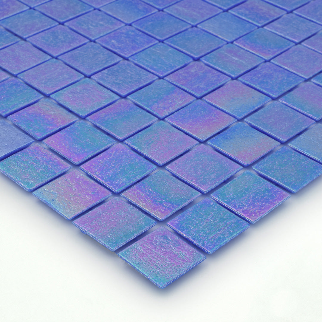730 Purple Glass Pool Tile 3/4" x 3/4" Mosaic