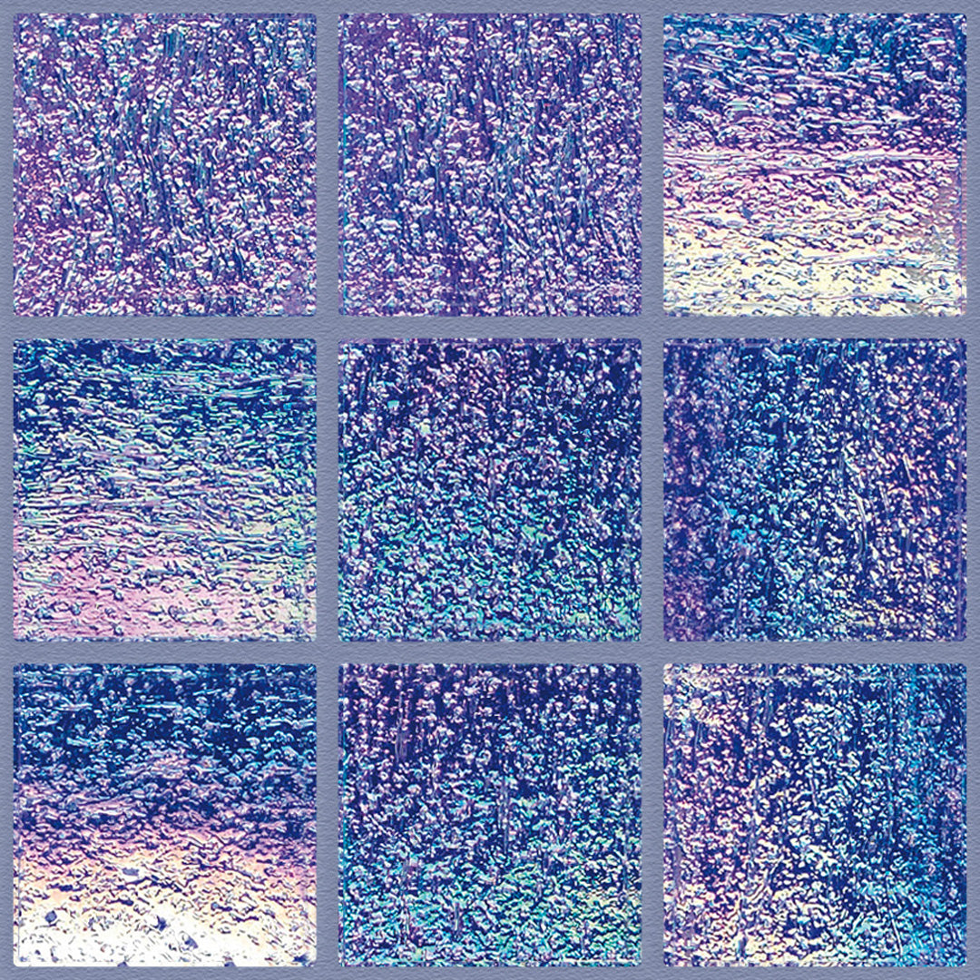 732 Purple Glass Pool Tile 3/4" x 3/4" Mosaic