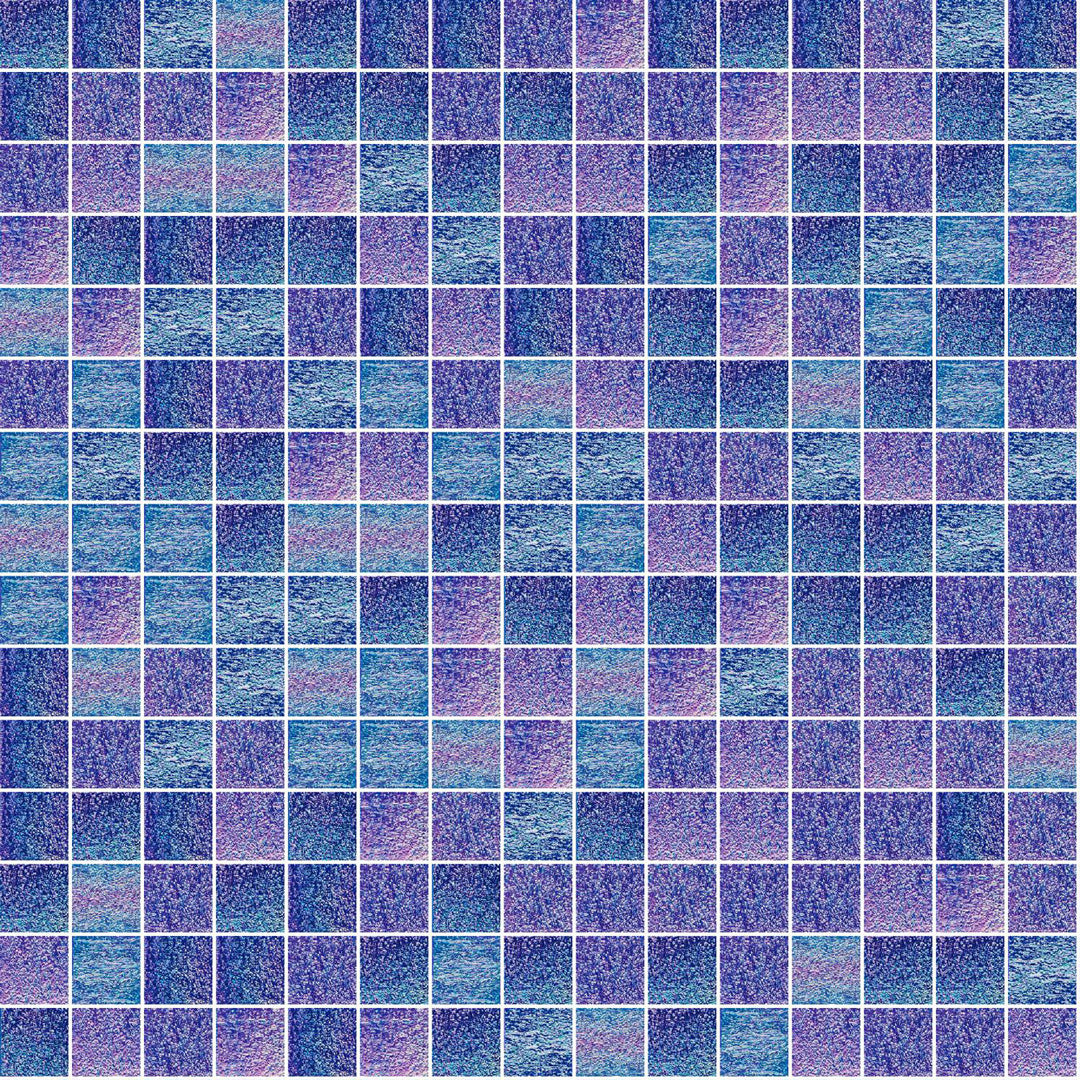732 Purple Glass Pool Tile 3/4" x 3/4" Mosaic