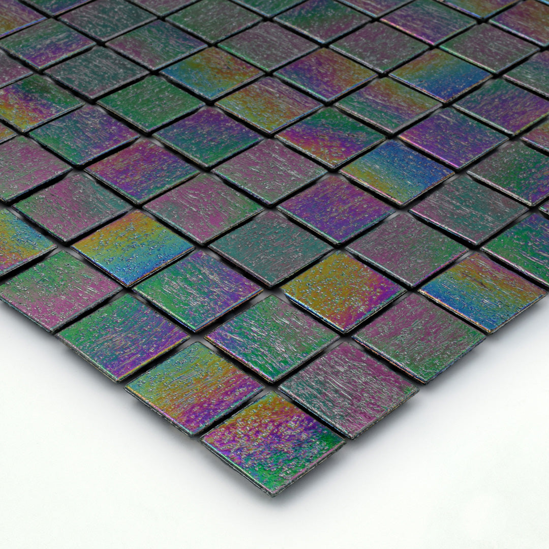 755 Dark Glass Pool Tile 3/4" x 3/4" Mosaic