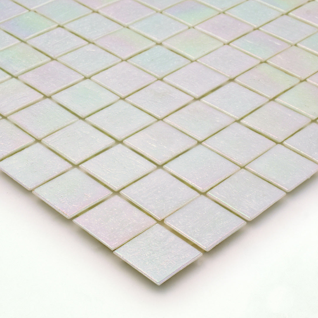 760 Light Glass Pool Tile 3/4" x 3/4" Mosaic