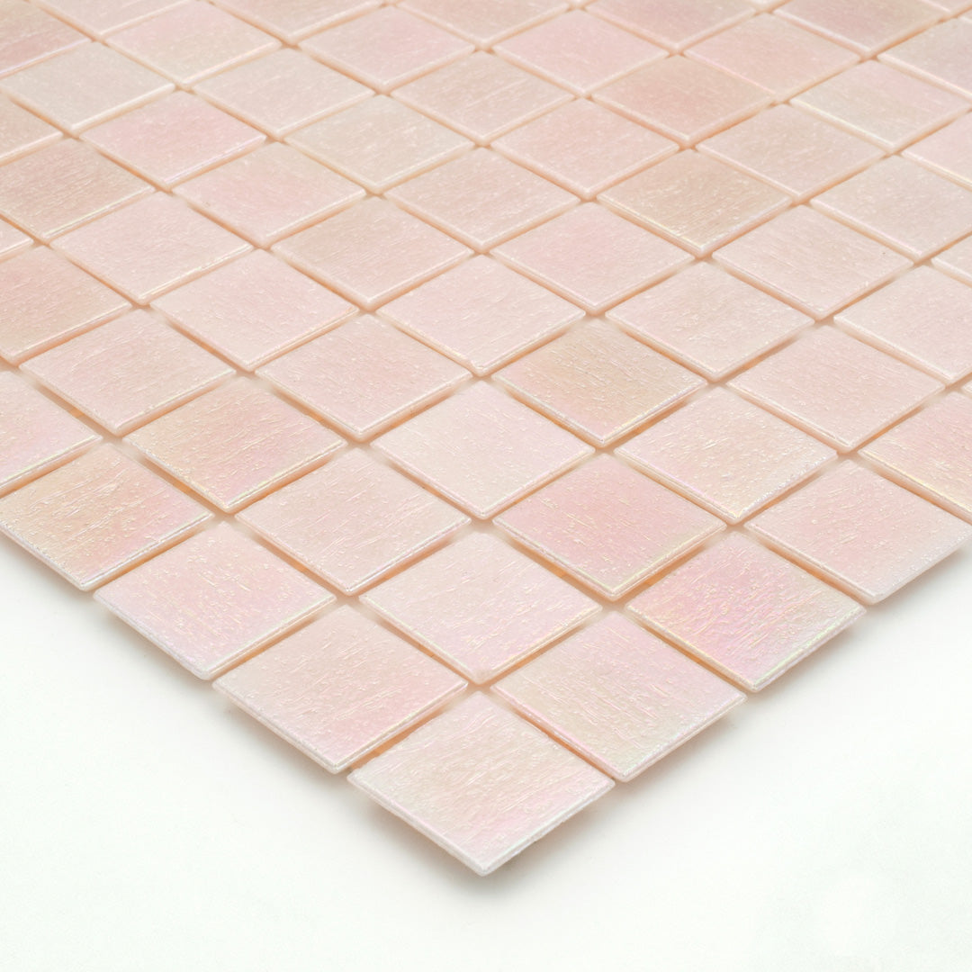 765 Pink Glass Pool Tile 3/4" x 3/4" Mosaic