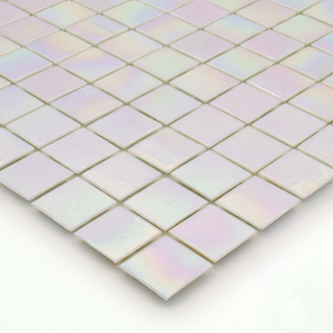 796 Light Glass Pool Tile 3/4" x 3/4" Mosaic