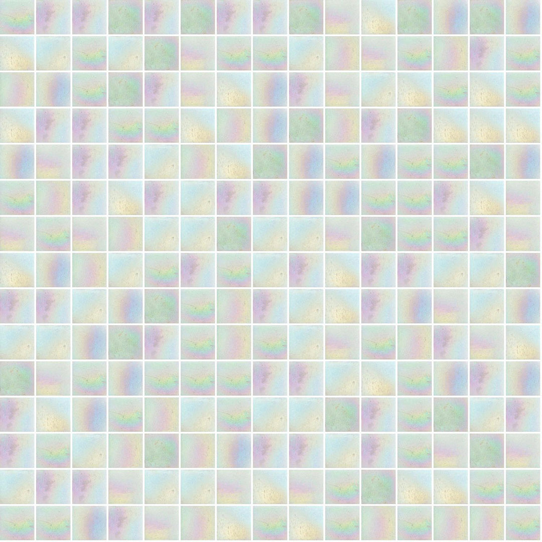 796 Light Glass Pool Tile 3/4" x 3/4" Mosaic