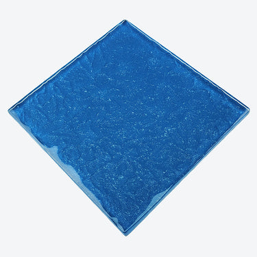 Blue Glass Pool Tile 6" x 6"