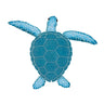 Loggerhead Turtle Aqua Porcelain Pool Mosaic