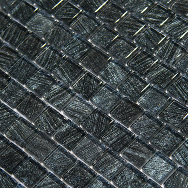 Midnight Current Glass Pool Tile 1" x 1"