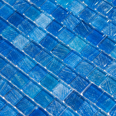 Starlight Bay Glass Pool Tile 1" x 1"