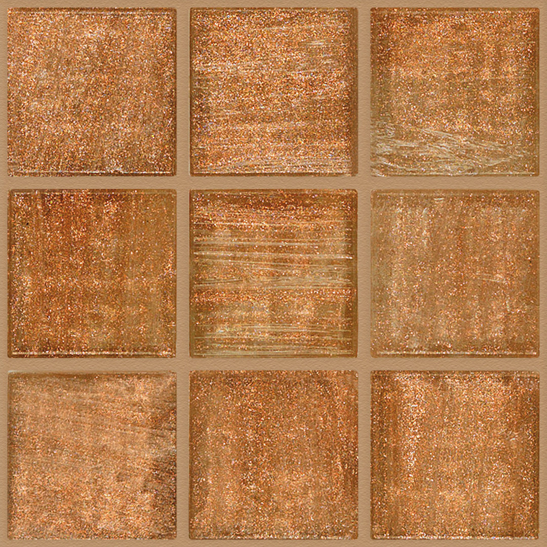 TREND Brillante 222 Sand Storm Glass Pool Tile 3/4" x 3/4" Mosaic