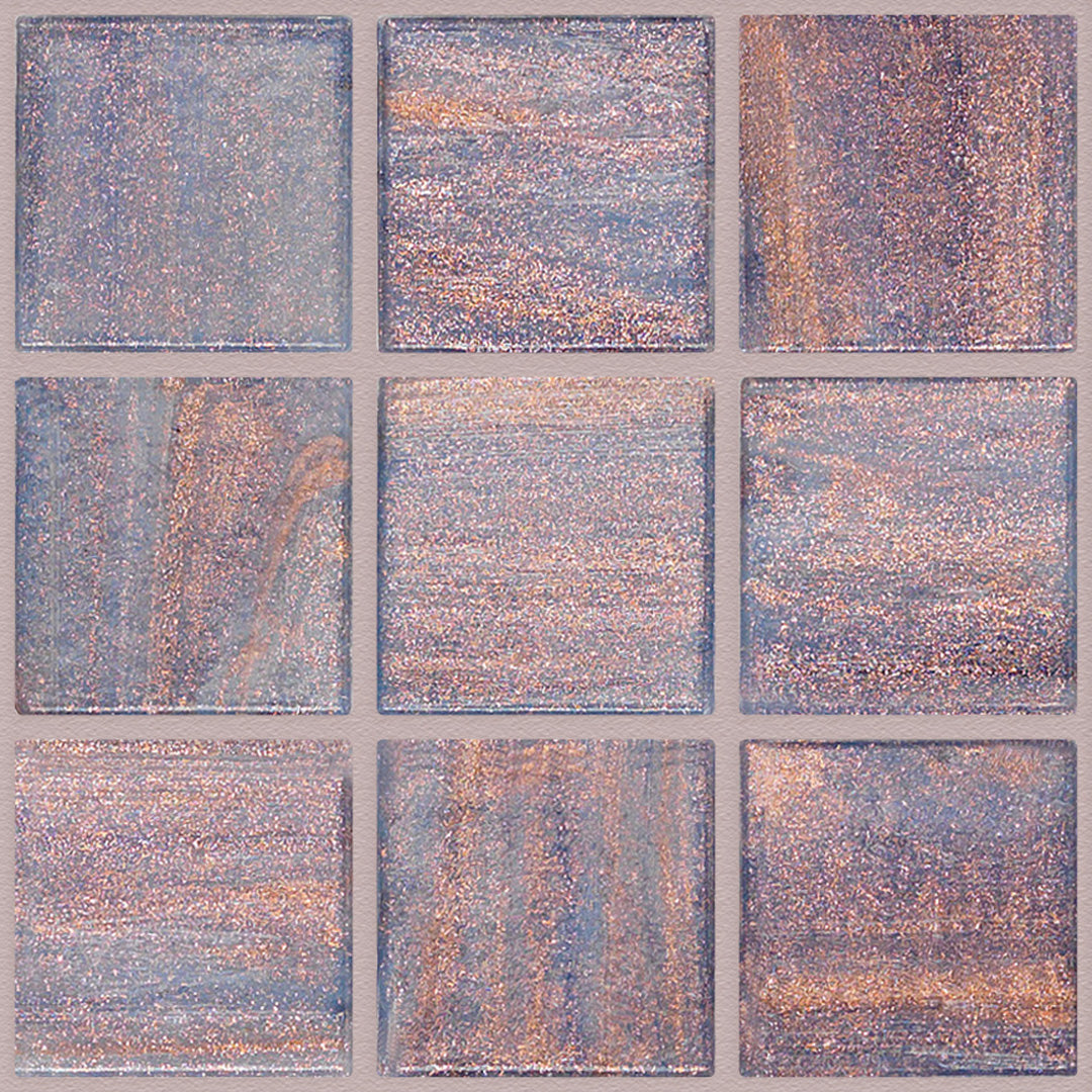 TREND Brillante 224 Sunrise Glass Pool Tile 3/4" x 3/4" Mosaic