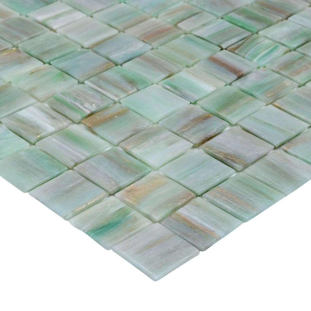 TREND Brillante 234 Limestone Glass Pool Tile 3/4" x 3/4" Mosaic