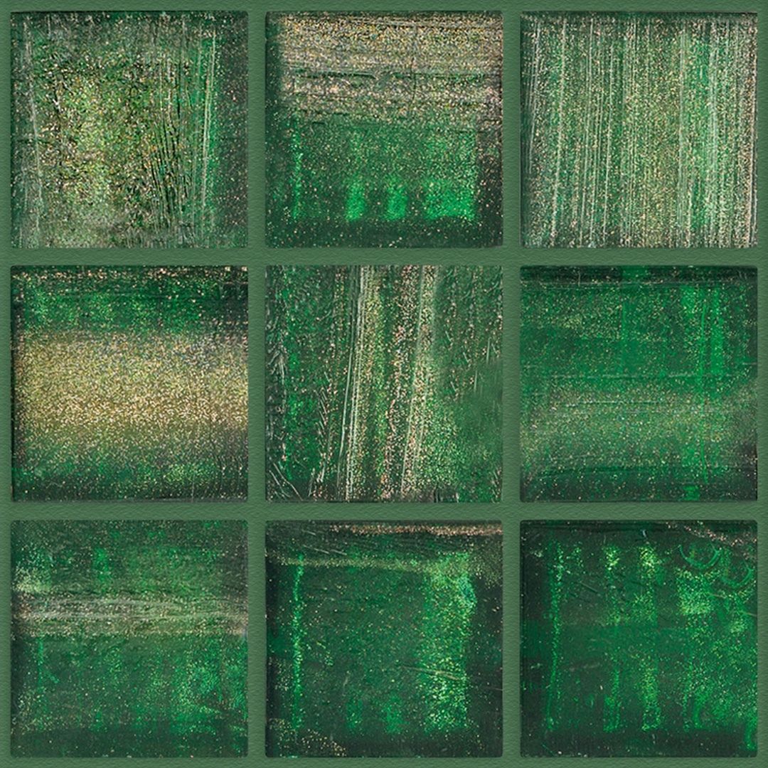 TREND Brillante 236 Jungle Canopy Glass Pool Tile 3/4" x 3/4" Mosaic