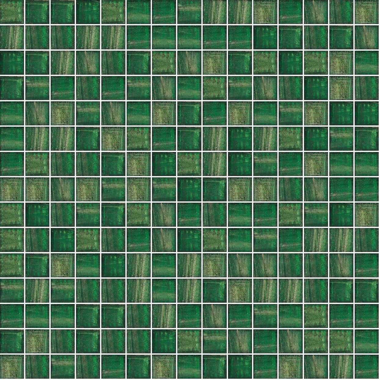 TREND Brillante 236 Jungle Canopy Glass Pool Tile 3/4" x 3/4" Mosaic