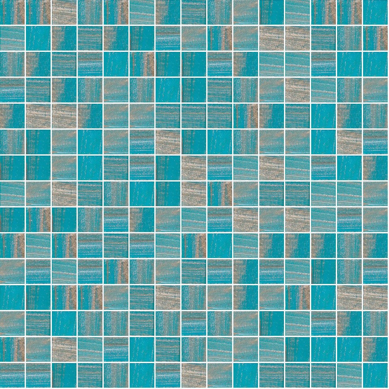 TREND Brillante 242 Argent Sky Pool Tile 3/4" x 3/4" Mosaic