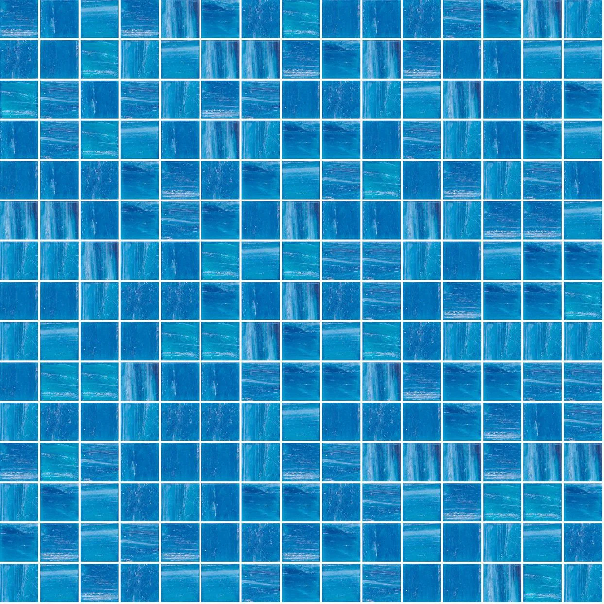 TREND Brillante 244 Aquatic Bliss Pool Tile 3/4" x 3/4" Mosaic