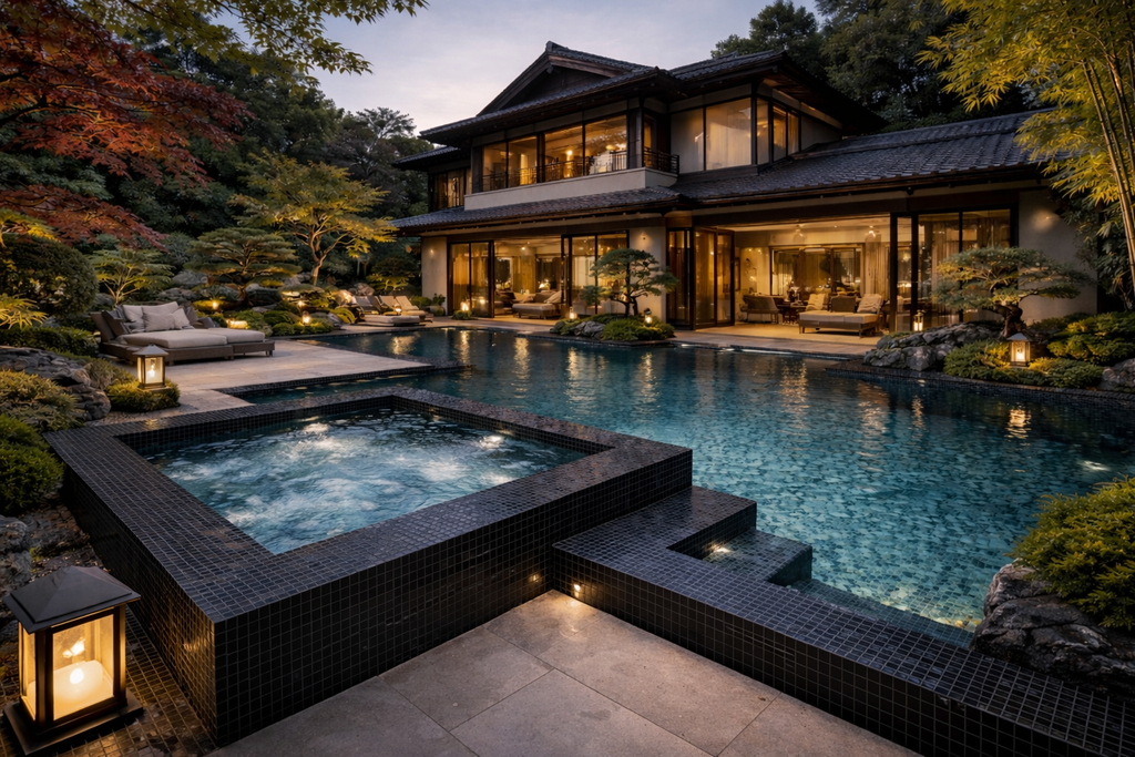 TREND Mixes Series Mysterious Glass Pool Tile 3/4 x 3/4 Mosaic