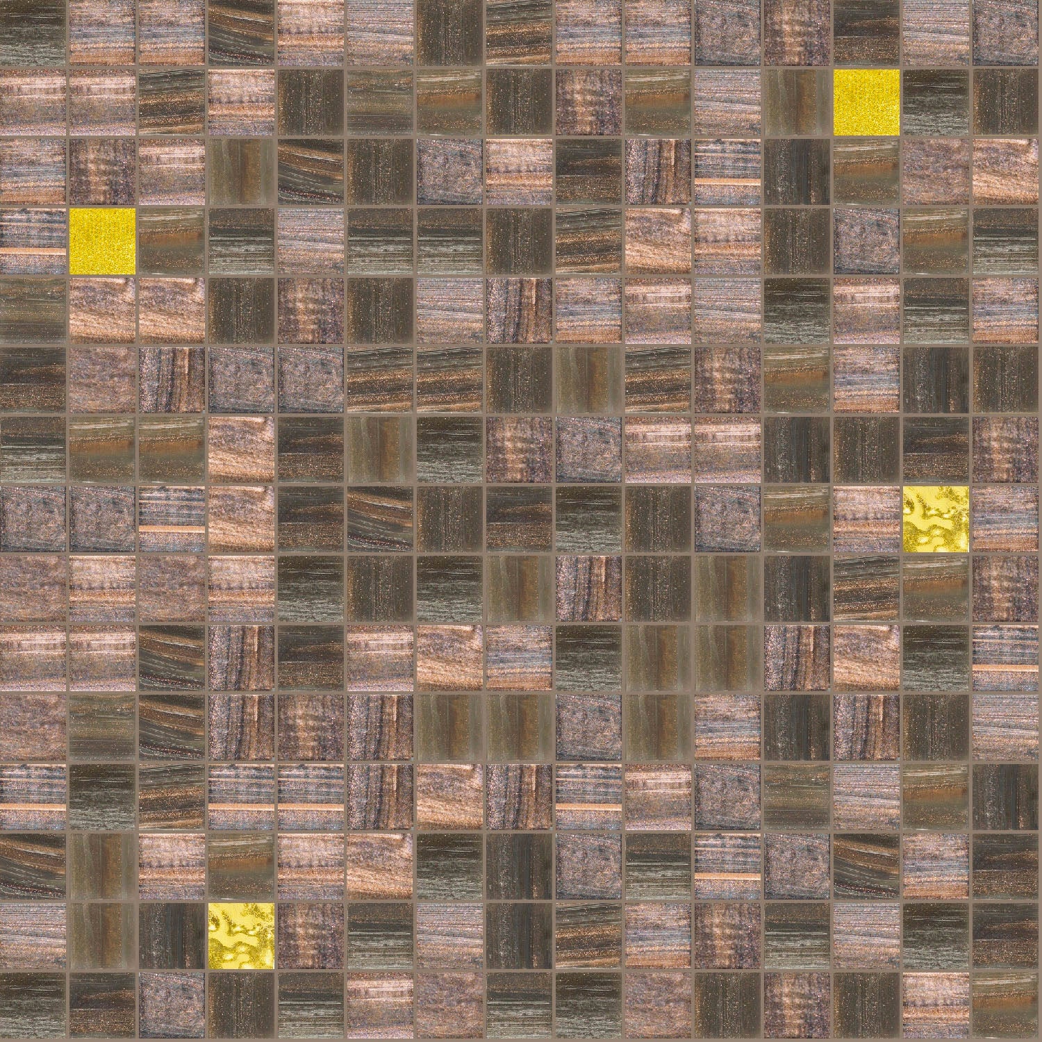 TREND Mixes Series Misty Glass Pool Tile 3/4 x 3/4 Mosaic