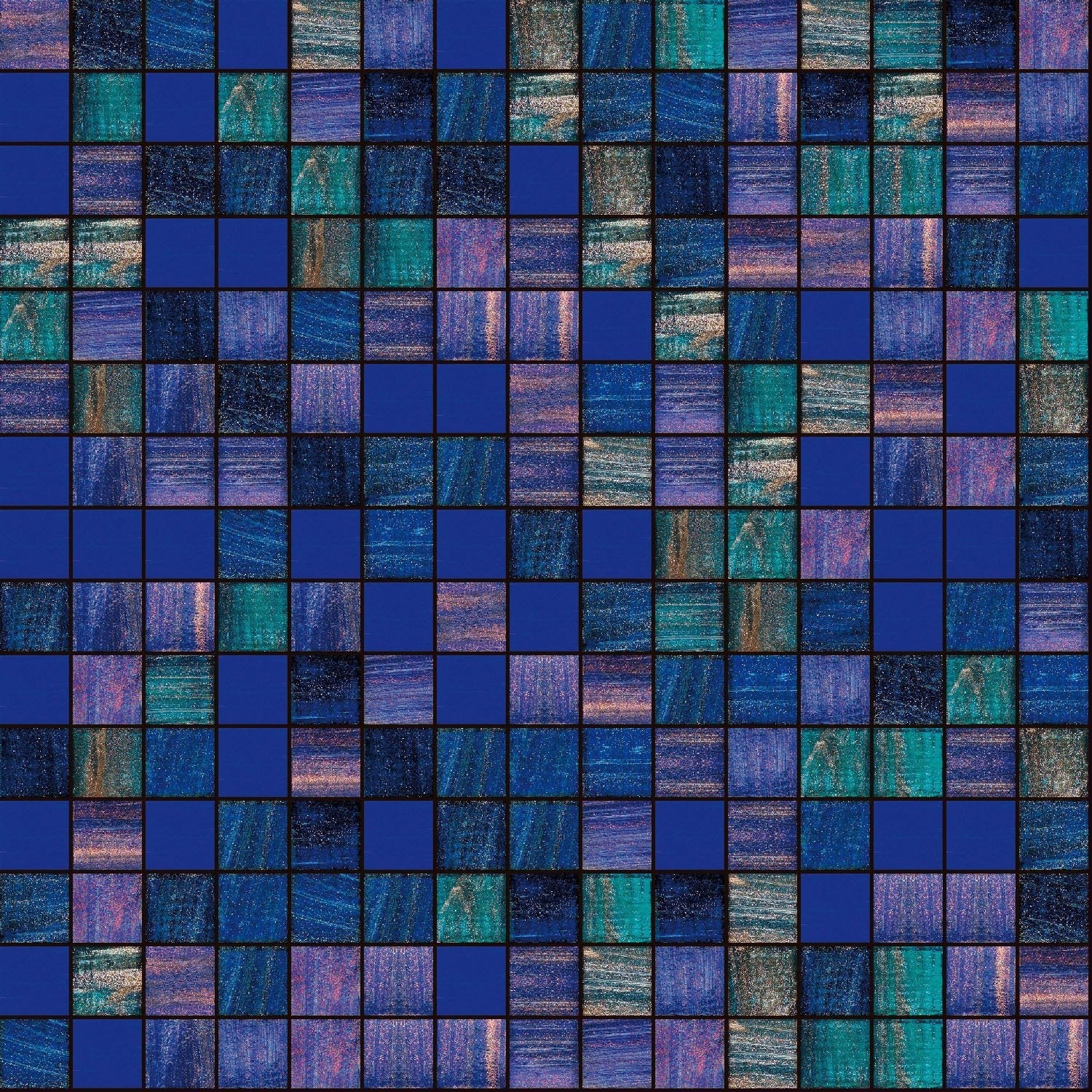 TREND Mixes Series Native Glass Pool Tile 3/4 x 3/4 Mosaic