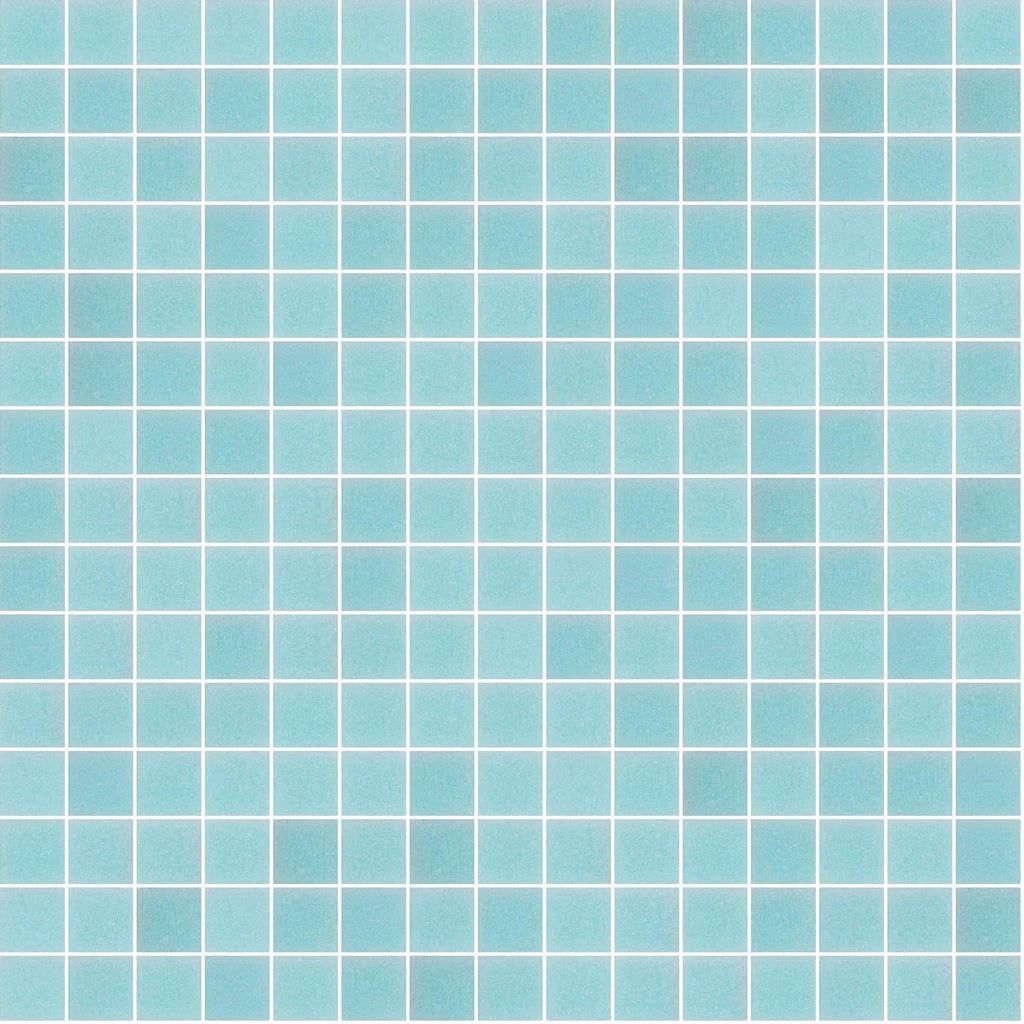 TREND Vitreo 120 Light Cyan Glass Pool Tile 3/4" x 3/4" Mosaic