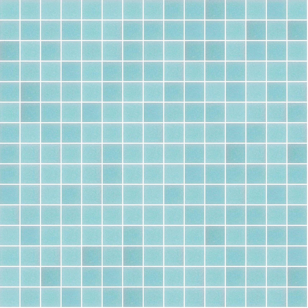 TREND Vitreo 120 Light Cyan Glass Pool Tile 3/4" x 3/4" Mosaic