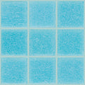 TREND Vitreo 121 Light Sky Blue Glass Pool Tile 3/4" x 3/4" Mosaic