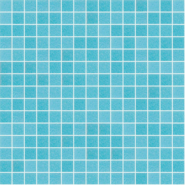 122 Deep Sky Blue Glass Pool Tile 3/4" x 3/4" Mosaic