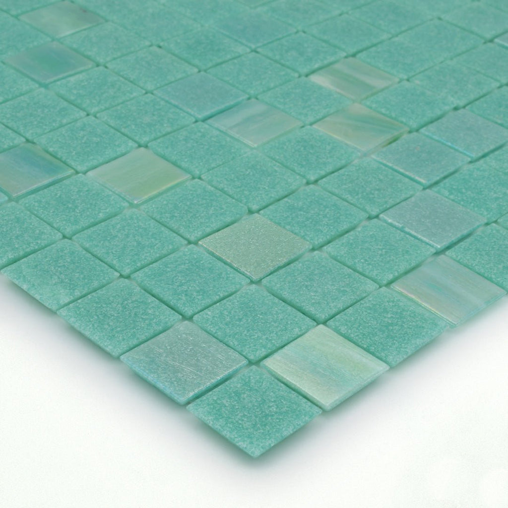 TREND Aquatica Acqua Tropicale Glass Pool Tile 2"x2" Mosaic - PoolTile.net