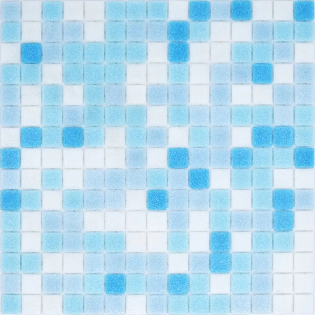 TREND Aquatica Frozen Glass Pool Tile 2"x2" Mosaic - PoolTile.net