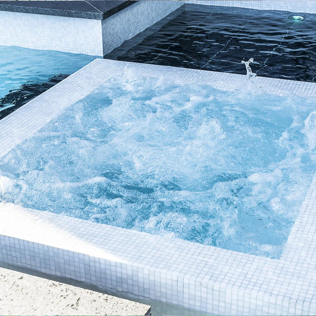 TREND Aquatica Iceberg Glass Pool Tile 2"x2" Mosaic - PoolTile.net